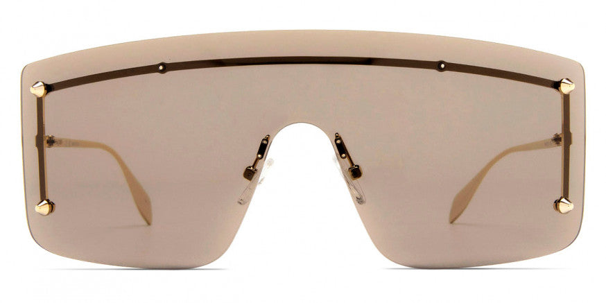 ALEXANDER MCQUEEN AM0412S 2 MASK / GOLD