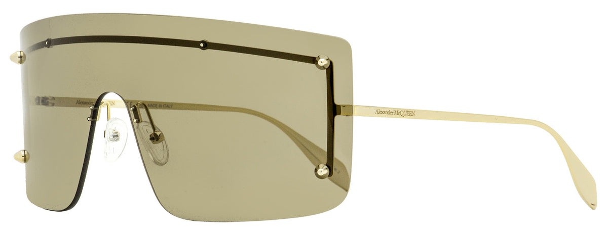 ALEXANDER MCQUEEN AM0412S 2 MASK / GOLD