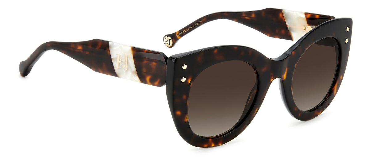 CAROLINA HERRERA HER 0127/S C9KHA CAT EYE / HAVANA