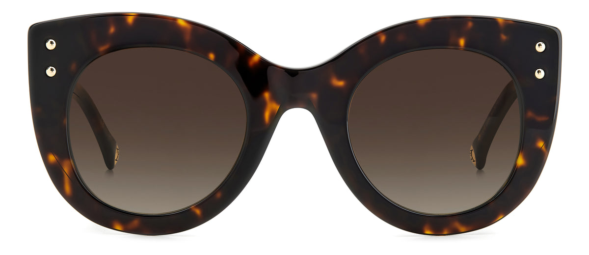 CAROLINA HERRERA HER 0127/S C9KHA CAT EYE / HAVANA