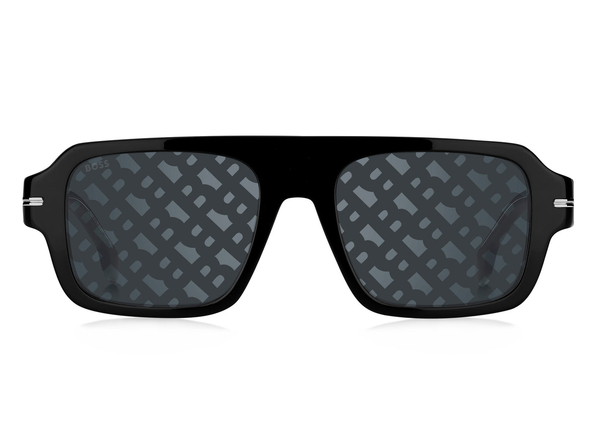 HUGO BOSS 1595/S 807MD FLAT TOP / BLACK