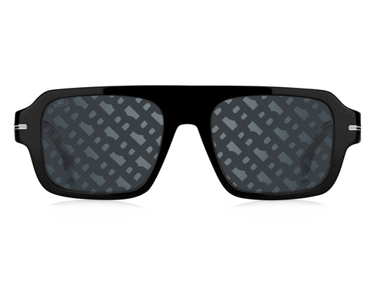 HUGO BOSS 1595/S 807MD FLAT TOP / BLACK