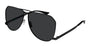 SAINT LAURENT SL 690 DUST 1 PILOT / BLACK