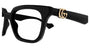 GUCCI GG1536O 5 RECTANGULAR / BLACK