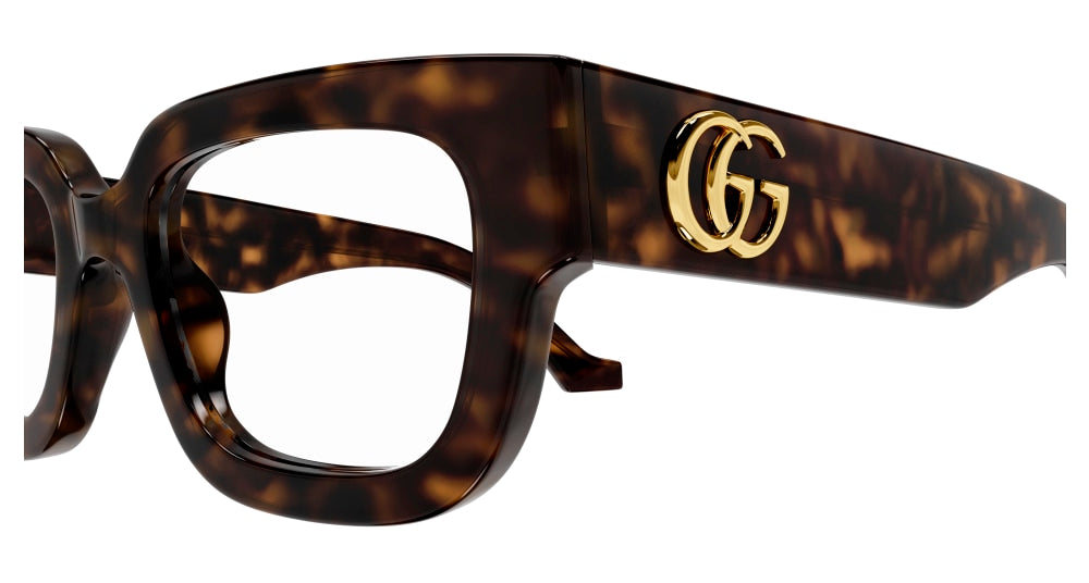 GUCCI GG1548O 5 RECTANGULAR / HAVANA