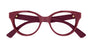 GUCCI GG1590O 6 ROUND / BURGUNDY