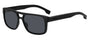 HUGO BOSS 1648/S 807IR RECTANGULAR / BLACK