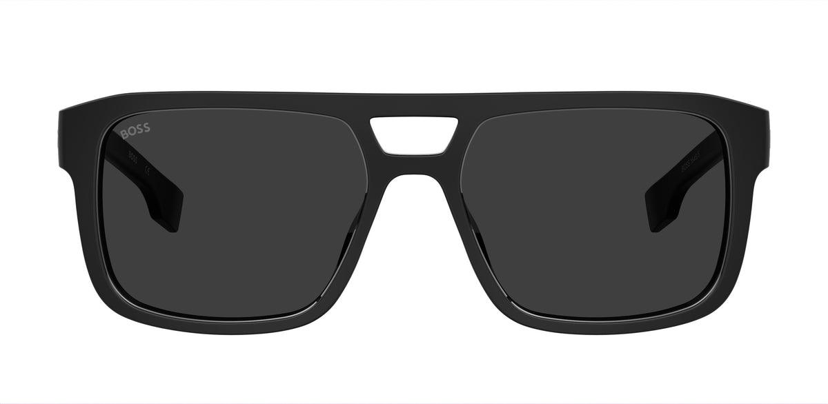 HUGO BOSS 1648/S 807IR RECTANGULAR / BLACK