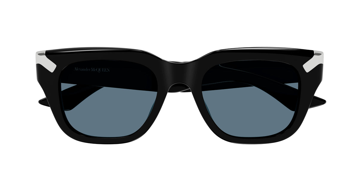 ALEXANDER MCQUEEN AM0439S 2 RECTANGULAR / BLACK