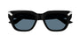ALEXANDER MCQUEEN AM0439S 2 RECTANGULAR / BLACK