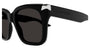 ALEXANDER MCQUEEN AM0440S 1 RECTANGULAR / BLACK