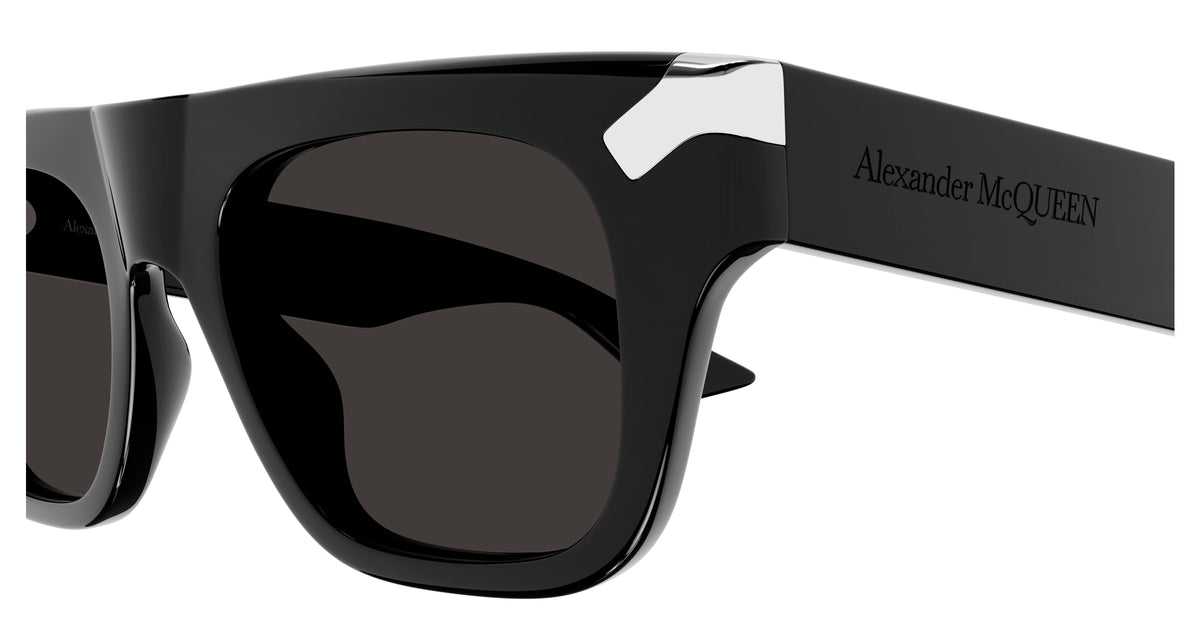 ALEXANDER MCQUEEN AM0441S 1 RECTANGULAR / BLACK