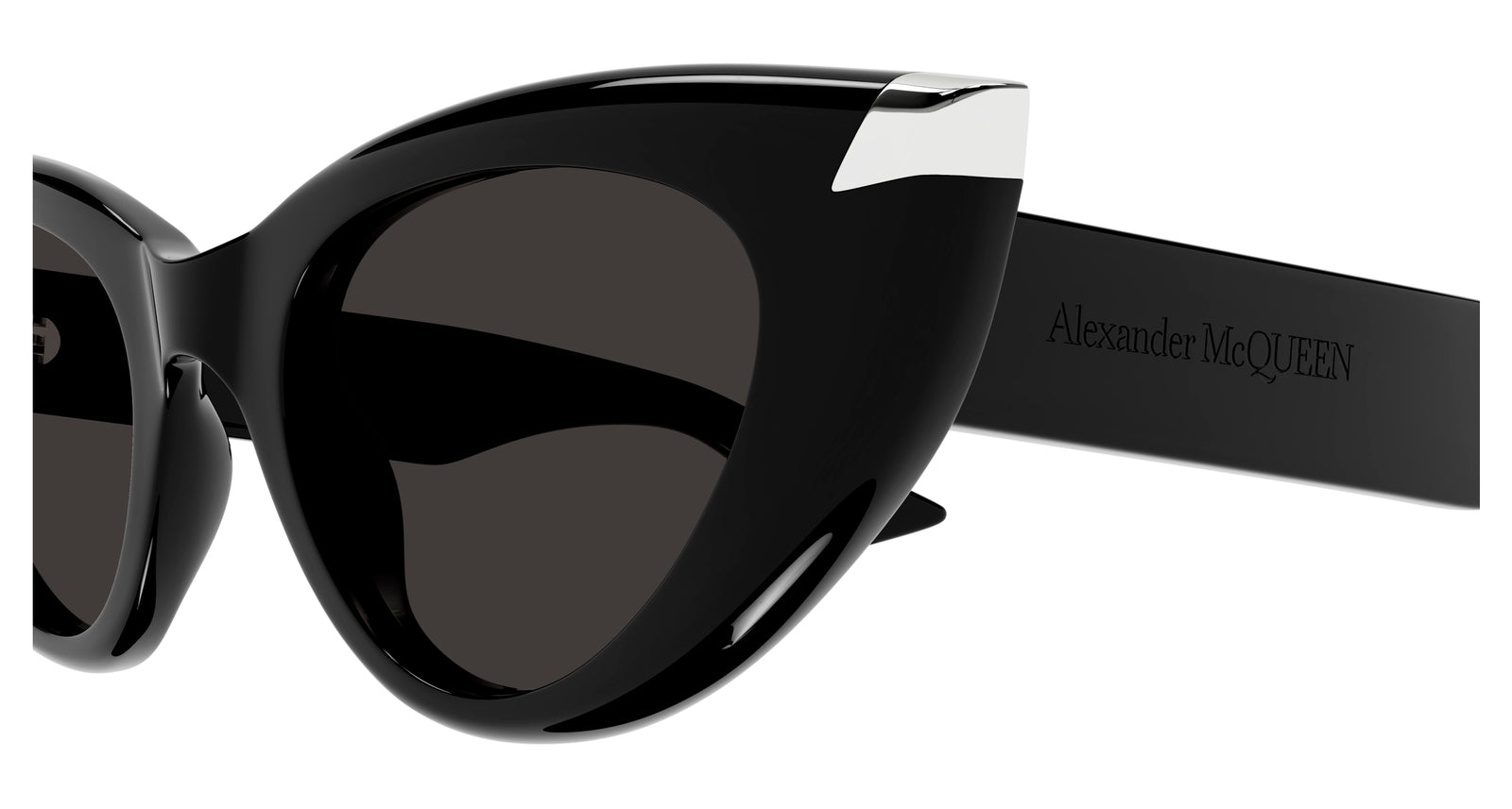 ALEXANDER MCQUEEN AM0442S 1 CAT EYE / BLACK