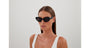 ALEXANDER MCQUEEN AM0442S 1 CAT EYE / BLACK