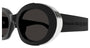 ALEXANDER MCQUEEN AM0445S 1 OVAL / BLACK