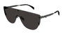 ALEXANDER MCQUEEN AM0457S 1 MASK / RUTHENIUM