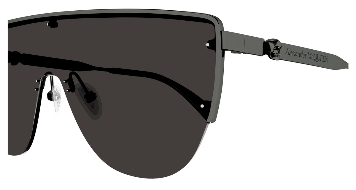 ALEXANDER MCQUEEN AM0457S 1 MASK / RUTHENIUM