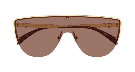 ALEXANDER MCQUEEN AM0457S 2 MASK / GOLD