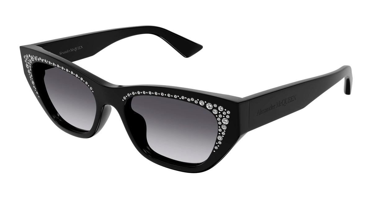 ALEXANDER MCQUEEN AM0465S 1 CAT EYE / BLACK