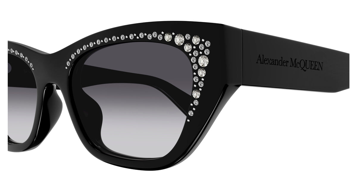 ALEXANDER MCQUEEN AM0465S 1 CAT EYE / BLACK