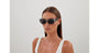 ALEXANDER MCQUEEN AM0465S 2 CAT EYE / BLACK