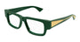 BOTTEGA VENETA BV1280O 3 RECTANGULAR / GREEN