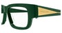 BOTTEGA VENETA BV1280O 3 RECTANGULAR / GREEN