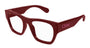 CHLOE CH0250O 3 RECTANGULAR / BURGUNDY