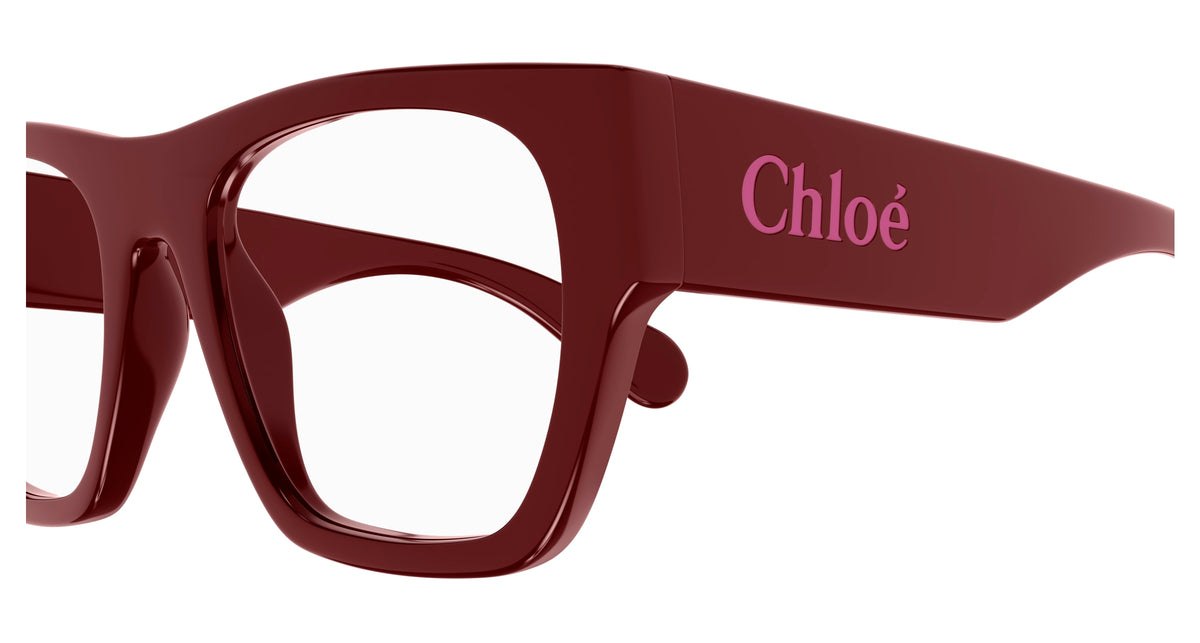 CHLOE CH0250O 3 RECTANGULAR / BURGUNDY