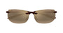 MAUI JIM MJ0412S 2 RECTANGULAR / HAVANA