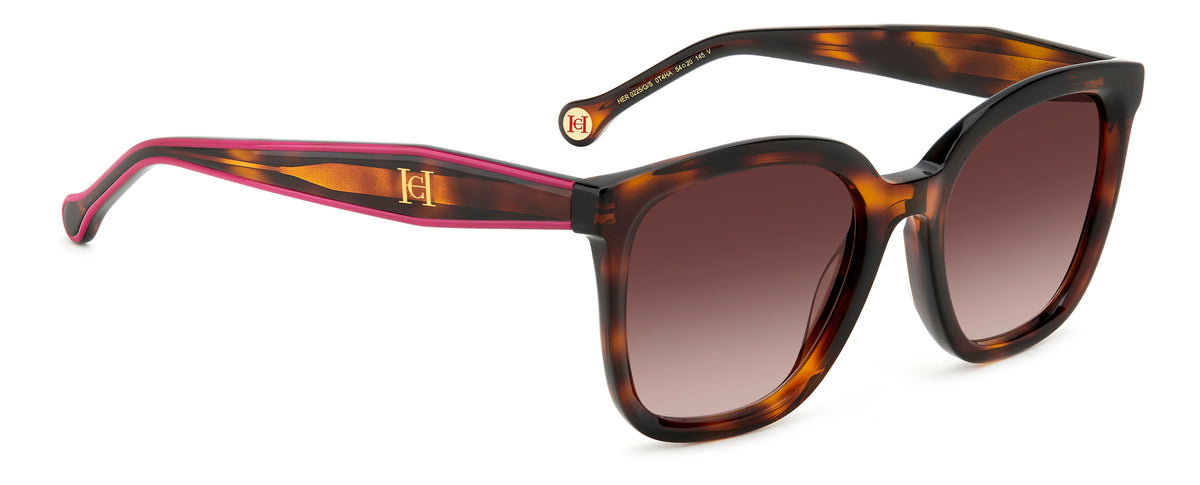 CAROLINA HERRERA HER 0225/G/S 0T4HA SQUARE / HAVANA