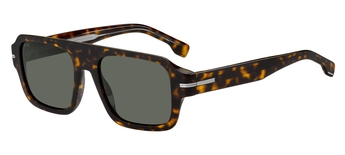 HUGO BOSS 1595/S 86 RECTANGULAR / HAVANA