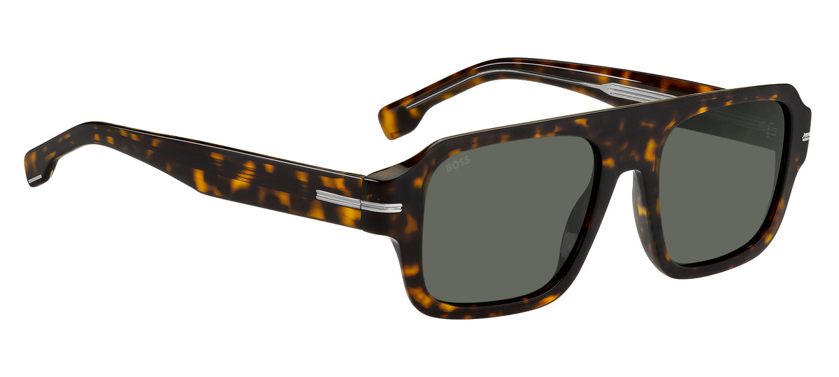 HUGO BOSS 1595/S 86 RECTANGULAR / HAVANA