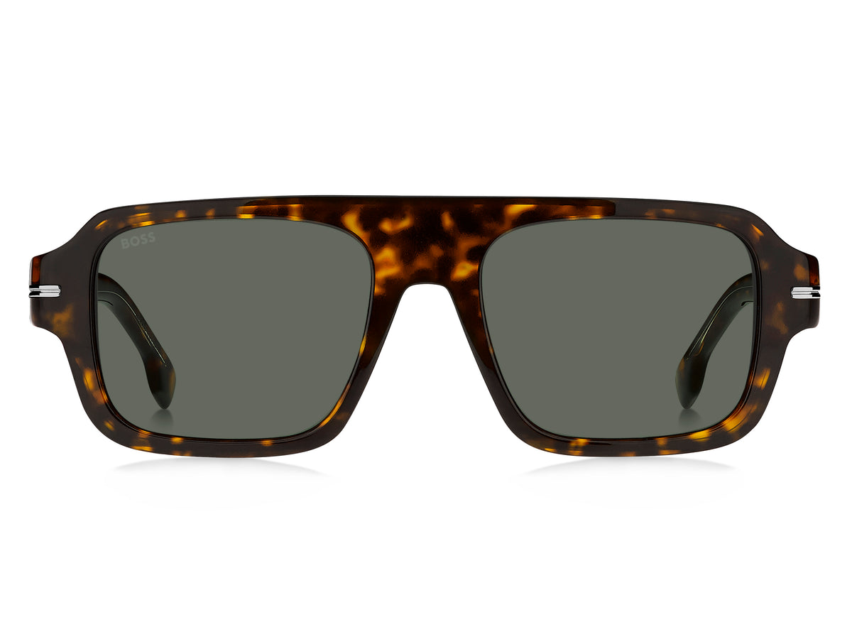 HUGO BOSS 1595/S 86 RECTANGULAR / HAVANA