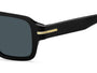 HUGO BOSS 1595/S 807 RECTANGULAR / BLACK