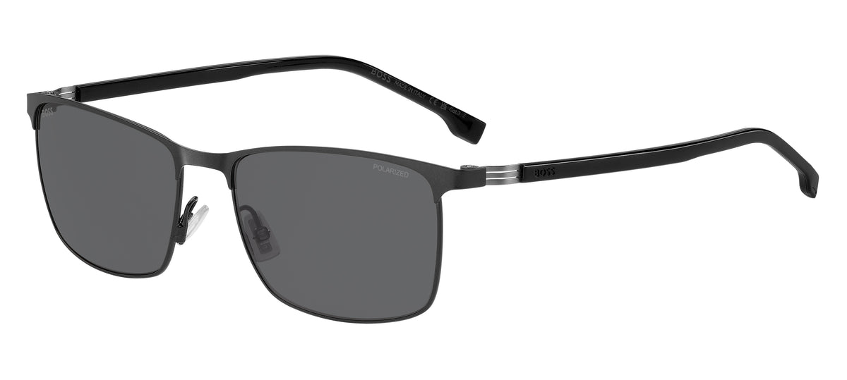 HUGO BOSS 1635/S SVK RECTANGULAR / BLACK