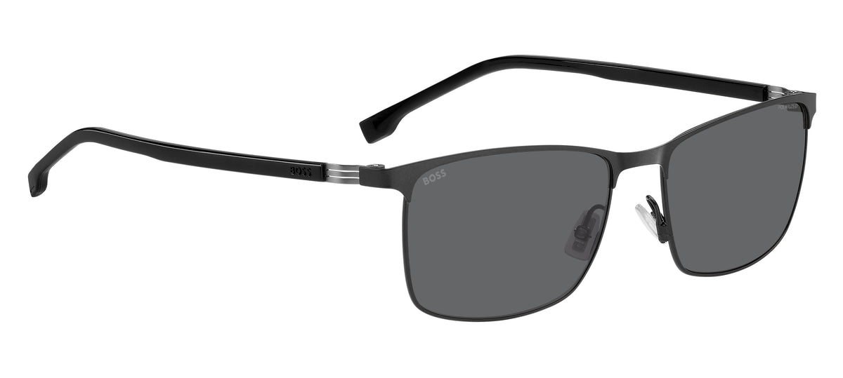 HUGO BOSS 1635/S SVK RECTANGULAR / BLACK