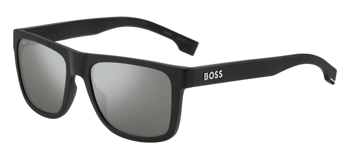 HUGO BOSS 1647/S 3 RECTANGULAR / BLACK