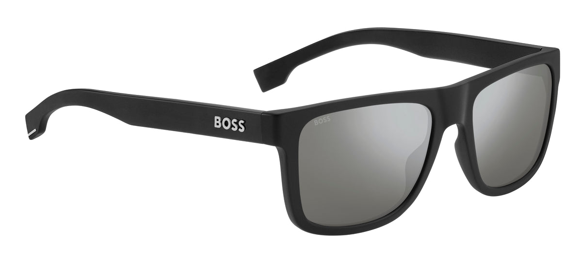 HUGO BOSS 1647/S 3 RECTANGULAR / BLACK