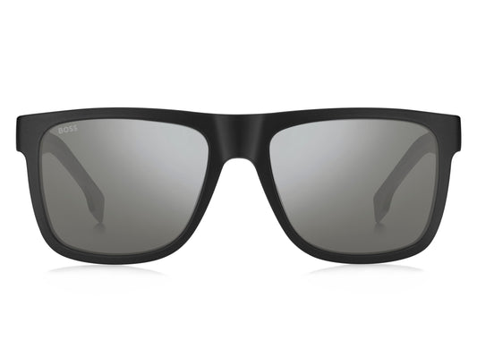 HUGO BOSS 1647/S 3 RECTANGULAR / BLACK