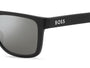 HUGO BOSS 1647/S 3 RECTANGULAR / BLACK