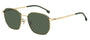 HUGO BOSS 1673/F/SK J5G RECTANGULAR / GOLD