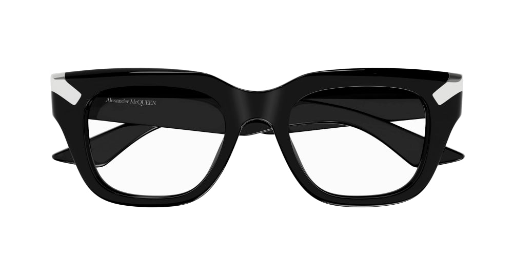 ALEXANDER MCQUEEN AM0443O 1 SQUARE / BLACK