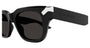 ALEXANDER MCQUEEN AM0439S 1 RECTANGULAR / BLACK