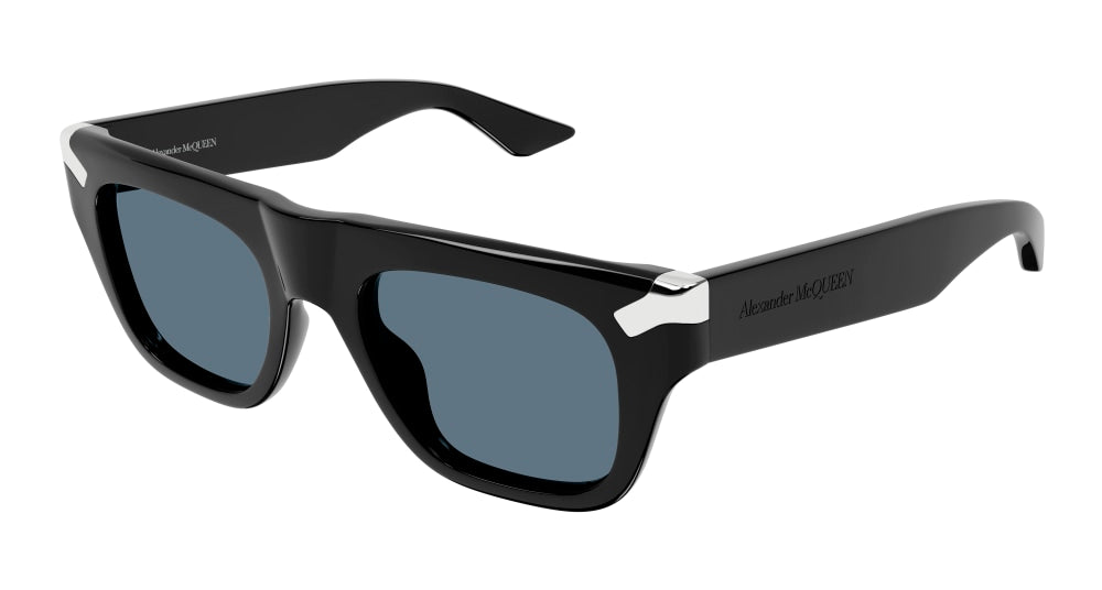 ALEXANDER MCQUEEN AM0441S 2 RECTANGULAR / BLACK