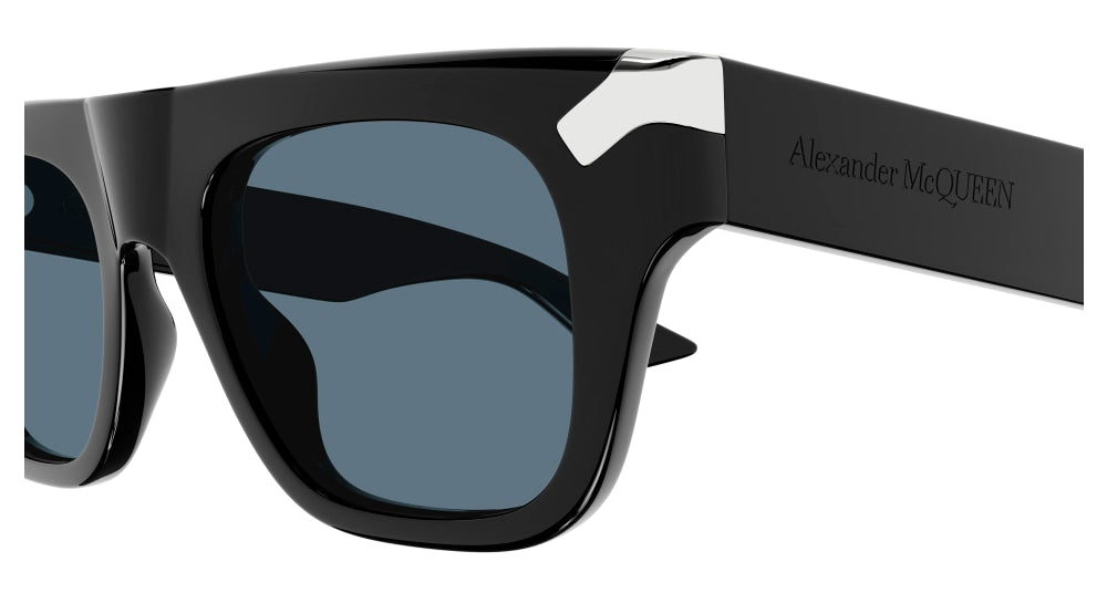 ALEXANDER MCQUEEN AM0441S 2 RECTANGULAR / BLACK