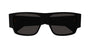 BOTTEGA VENETA BV1286S 1 RECTANGULAR / BLACK