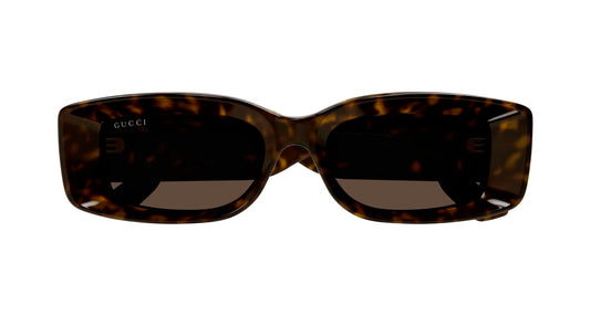 GUCCI GG1528S 2 RECTANGULAR / HAVANA