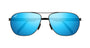 MAUI JIM MJ0728S 3 PILOT / RUTHENIUM