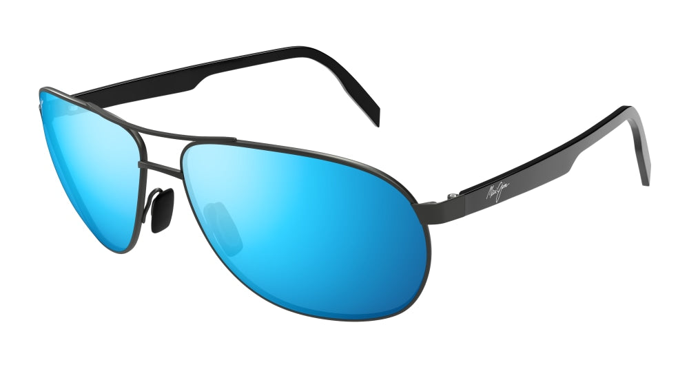 MAUI JIM MJ0728S 3 PILOT / RUTHENIUM